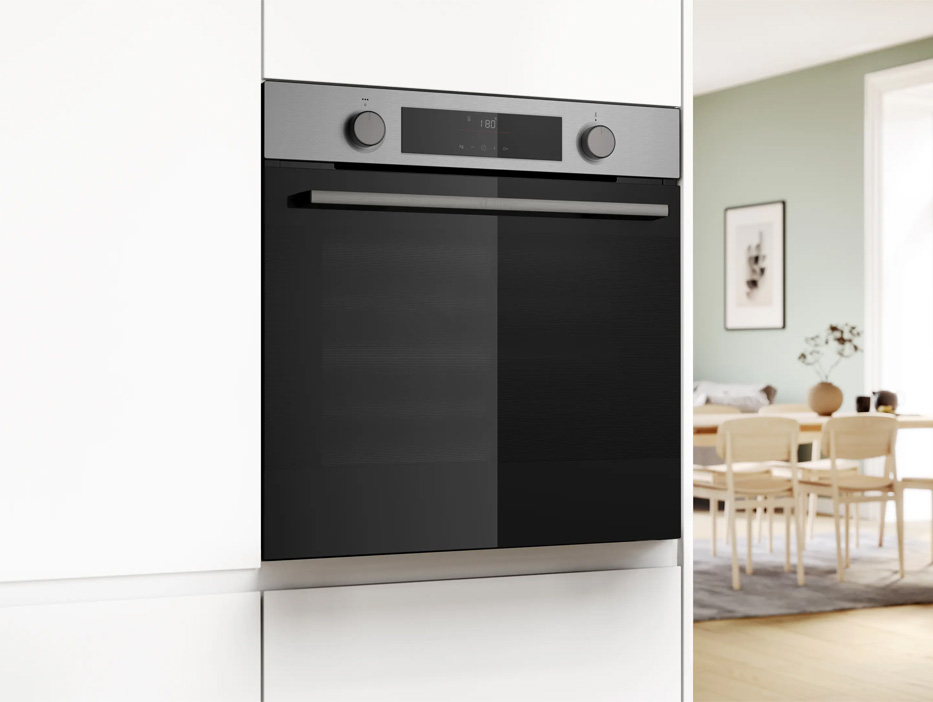 Тот баспайтын болаттан жасалған Bosch кірістірілетін духовкасы